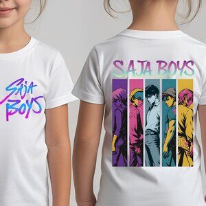 Saja Boys K-pop Demon Hunters Graphic T-shirt for kids